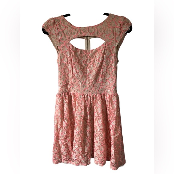 Malloy Floral Nylon Blend Dress Sz Large - Picture 1 of 9
